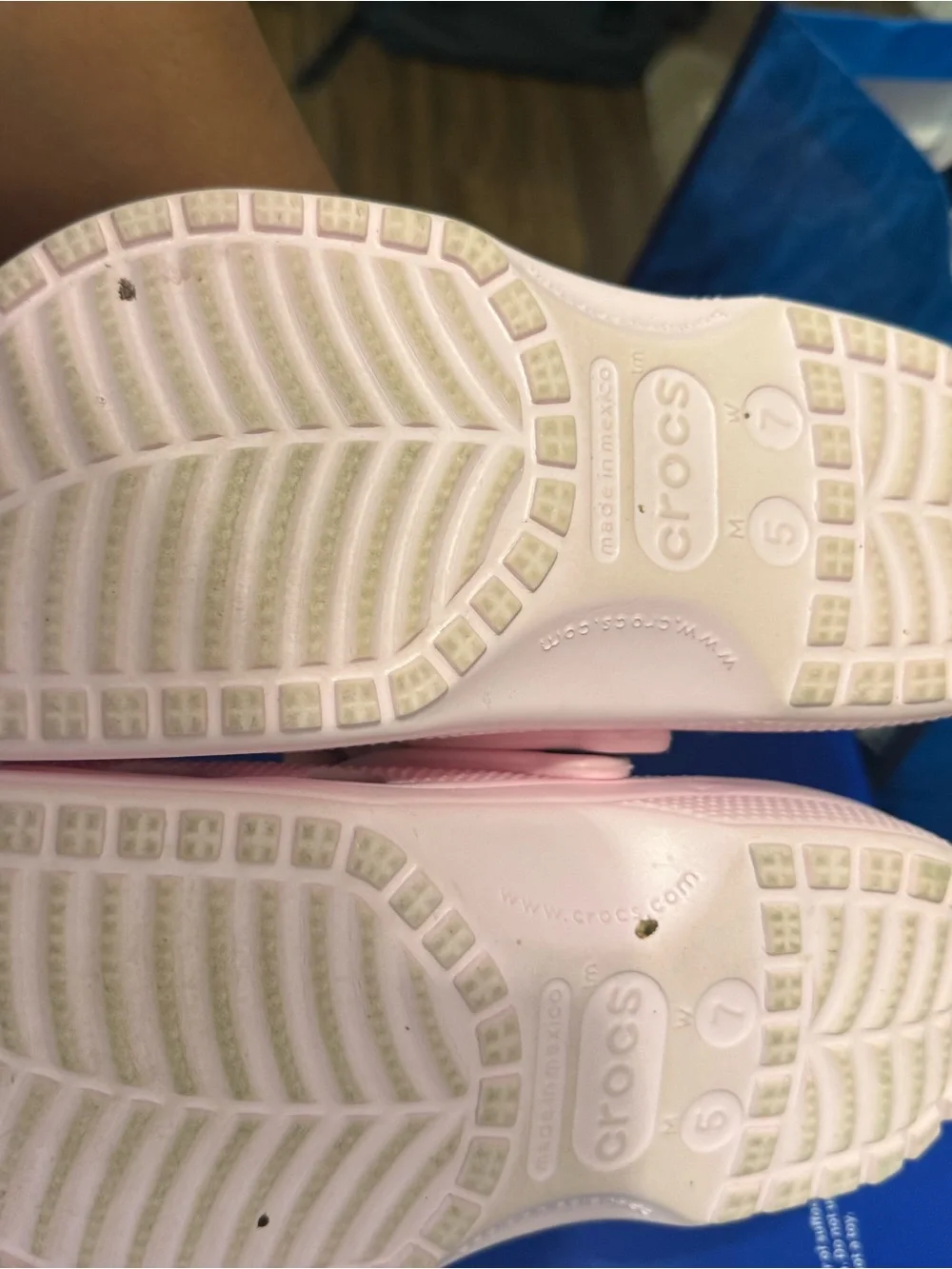 Pink Crocs size 7